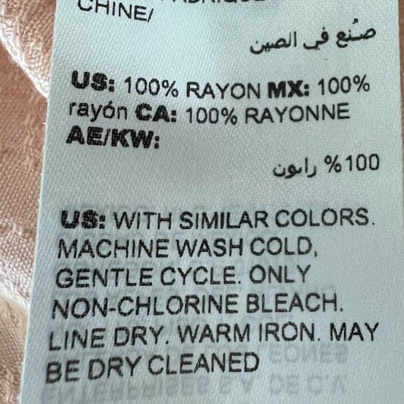 Chico's Peachy Top with Statement Flutter Sleeves Size Large (Chico's 3) Size 16 - Picture 5 of 7